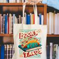 Books Are Just Word Tacos Shirt Book Shirts Reader Canvas Tote Bag