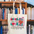 Books Are My Love Language Valentines Book Lover Librarian Canvas Tote Bag