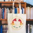 Books The Original Handheld Device Vintage Book Reading Canvas Tote Bag