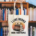 I Like Books More Than People Glasses Canvas Tote Bag I Like Books More Than People Glasses Canvas Tote Bag
