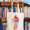 Books Reading Ice Cream Canvas Tote Bag