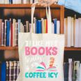 I Like My Books Spicy Coffee ICY Canvas Tote Bag
