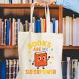 Books Are My Superpower Cute Reading Lover Canvas Tote Bag Books Are My Superpower Cute Reading Lover Canvas Tote Bag