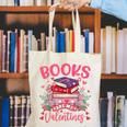 Books Are My Valentine Coquette Bow Book Flower Girl Women Canvas Tote Bag Books Are My Valentine Coquette Bow Book Flower Girl Women Canvas Tote Bag
