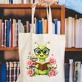 Bookworm Costume Kawaii Reading Worm For World Book Day Canvas Tote Bag Bookworm Costume Kawaii Reading Worm For World Book Day Canvas Tote Bag