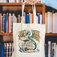 Bookworm Dragons Reading Book Dragons And Books Canvas Tote Bag