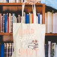 Bookworm Fueled By Sarcasm And Smut Book Reading Canvas Tote Bag