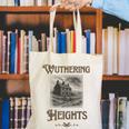 Bronte Novel Wuthering Heights Moorland Gothic Book Cover Canvas Tote Bag