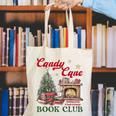 Candy Cane Book Club Holiday Party & Book Exchange Canvas Tote Bag Candy Cane Book Club Holiday Party & Book Exchange Canvas Tote Bag