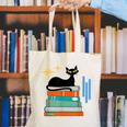 Cat And Books Retro Midcentury Mid Century Aesthetic Canvas Tote Bag Cat And Books Retro Midcentury Mid Century Aesthetic Canvas Tote Bag