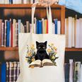 Cat Shirts For Women Book Lover Shirt Cute Cat And Book Premium Tri-Blend Canvas Tote Bag Cat Shirts For Women Book Lover Shirt Cute Cat And Book Premium Tri-Blend Canvas Tote Bag
