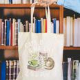 Cats Books And Matcha Life Is Perfect Green Tea Matcha Canvas Tote Bag