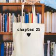 Chapter 25 Book Lovers Readers & Authors 25th Birthday Canvas Tote Bag