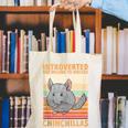 Chinchilla Owner Introvert Chinchilla Canvas Tote Bag