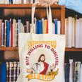 Christian Jesus Religious Sayings Catholic Introvert Canvas Tote Bag