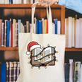 Christmas Book Festive Holiday Xmas Canvas Tote Bag