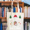 Christmas Tee Most Likely To Read A Book On Christmas Canvas Tote Bag