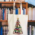 Christmas Tree Of Books For Readers And Librarians Canvas Tote Bag