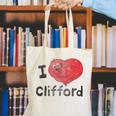 Clifford The Big Red Dog I Heart Clifford Childrens Books Canvas Tote Bag