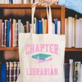 Closing This Chapter Retired Librarian 2025 Book Retirement Canvas Tote Bag