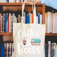 Coffee And Books Canvas Tote Bag