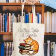 Coffee Cats & Books Lover For Women & Girls Coffee Canvas Tote Bag