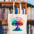 Color Our World Summer Reading 2025 Tree Book Lover Camping Canvas Tote Bag Color Our World Summer Reading 2025 Tree Book Lover Camping Canvas Tote Bag