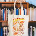 Comic Book Superhero Fall Season Leaf Blower Canvas Tote Bag