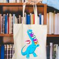 Cool Dinosaur Books Art For Men Women Libarian Book Lover Canvas Tote Bag Cool Dinosaur Books Art For Men Women Libarian Book Lover Canvas Tote Bag
