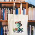 All The Cool Dinosaurs Are Reading Book Reader T-Rex Kawaii Canvas Tote Bag
