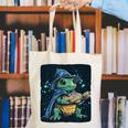 Cool Magical Book With Wizard Turtle For Adults And Kids Canvas Tote Bag Cool Magical Book With Wizard Turtle For Adults And Kids Canvas Tote Bag