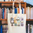 Coquette Bookworm Reading Enthusiast Book Lover Book Canvas Tote Bag