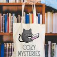 Cozy Mysteries Coffee And Novel For Book Lovers Canvas Tote Bag