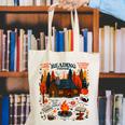 Cozy Reading Cabin Retreat Fall Bookish Autumn Cozy Reader Canvas Tote Bag