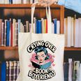 Crying Over Book Boyfriends Canvas Tote Bag Crying Over Book Boyfriends Canvas Tote Bag