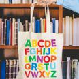 Cute ABCs Shirt Alphabet Colorful Letters Reading Books Kids Canvas Tote Bag Cute ABCs Shirt Alphabet Colorful Letters Reading Books Kids Canvas Tote Bag