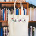 Cute Ghosts Reading Books Lover Spooky Season Halloween Canvas Tote Bag Cute Ghosts Reading Books Lover Spooky Season Halloween Canvas Tote Bag