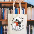 Cute Halloween Ghost Reading Book Canvas Tote Bag Cute Halloween Ghost Reading Book Canvas Tote Bag