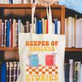 Cute Librarian Library Book Lover Keeper Of Endless Stories Canvas Tote Bag
