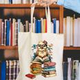 Cute Reading Chicken With Glasses Books Bookworm Reader Book Canvas Tote Bag