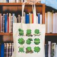Cute Shamrock Reading St Patricks Day Teacher Book Lovers Canvas Tote Bag Cute Shamrock Reading St Patricks Day Teacher Book Lovers Canvas Tote Bag