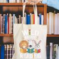 Cute Wildlife Zoo Animals For Book Reader Bookworms Canvas Tote Bag
