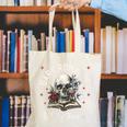 Dark Romance Is My Therapy Book Lover Merch Trigger Warning Canvas Tote Bag