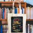 Dark Romance Reader Vintage Floral Book Lover Canvas Tote Bag
