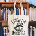Dark Romance Shirt Women Smutt Book Merch I Have No Triggers Canvas Tote Bag Dark Romance Shirt Women Smutt Book Merch I Have No Triggers Canvas Tote Bag