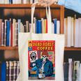 Dead Roast Coffee Comic Book Cover Style Skeleton Barista Canvas Tote Bag Dead Roast Coffee Comic Book Cover Style Skeleton Barista Canvas Tote Bag
