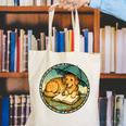 Dog Reading Book Rain Cozy Umbrella Cute Art Men Canvas Tote Bag Dog Reading Book Rain Cozy Umbrella Cute Art Men Canvas Tote Bag