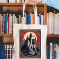 Dracula's Castle Book Cover Illustration Canvas Tote Bag