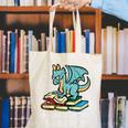 Be A Dragon Read Reading Book Librarian Men Women Kids Canvas Tote Bag Be A Dragon Read Reading Book Librarian Men Women Kids Canvas Tote Bag