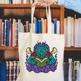 Dragon Read Reading Librarian Book Across America Kids Canvas Tote Bag